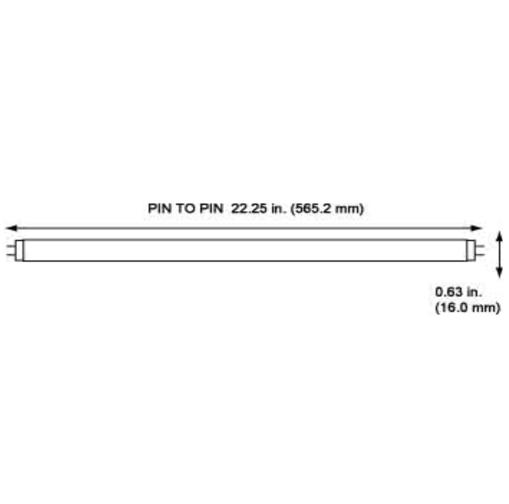T5 Fluorescent Bulb 24 Inch 3000K Soft White 14W G5 Bipin Base Pack of 40 P5748