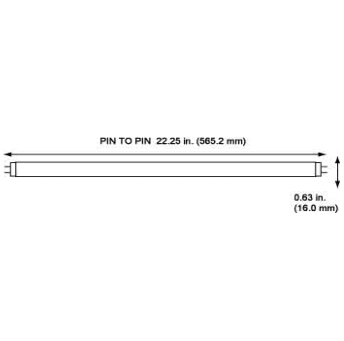 T5 Fluorescent Bulb 24 Inch 3000K Soft White 14W G5 Bipin Base Pack of 40 P5748