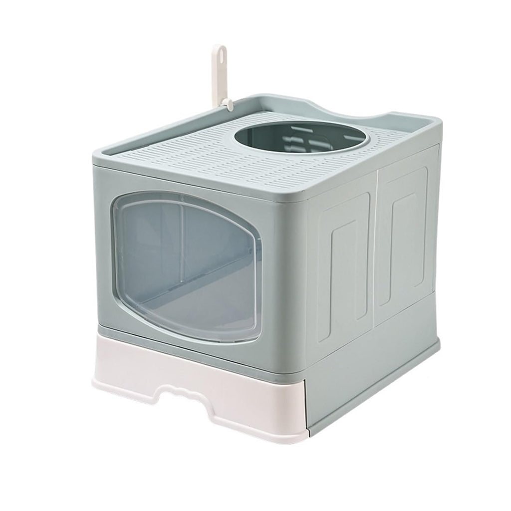 Foldable Cat Litter Box with Lid D54399