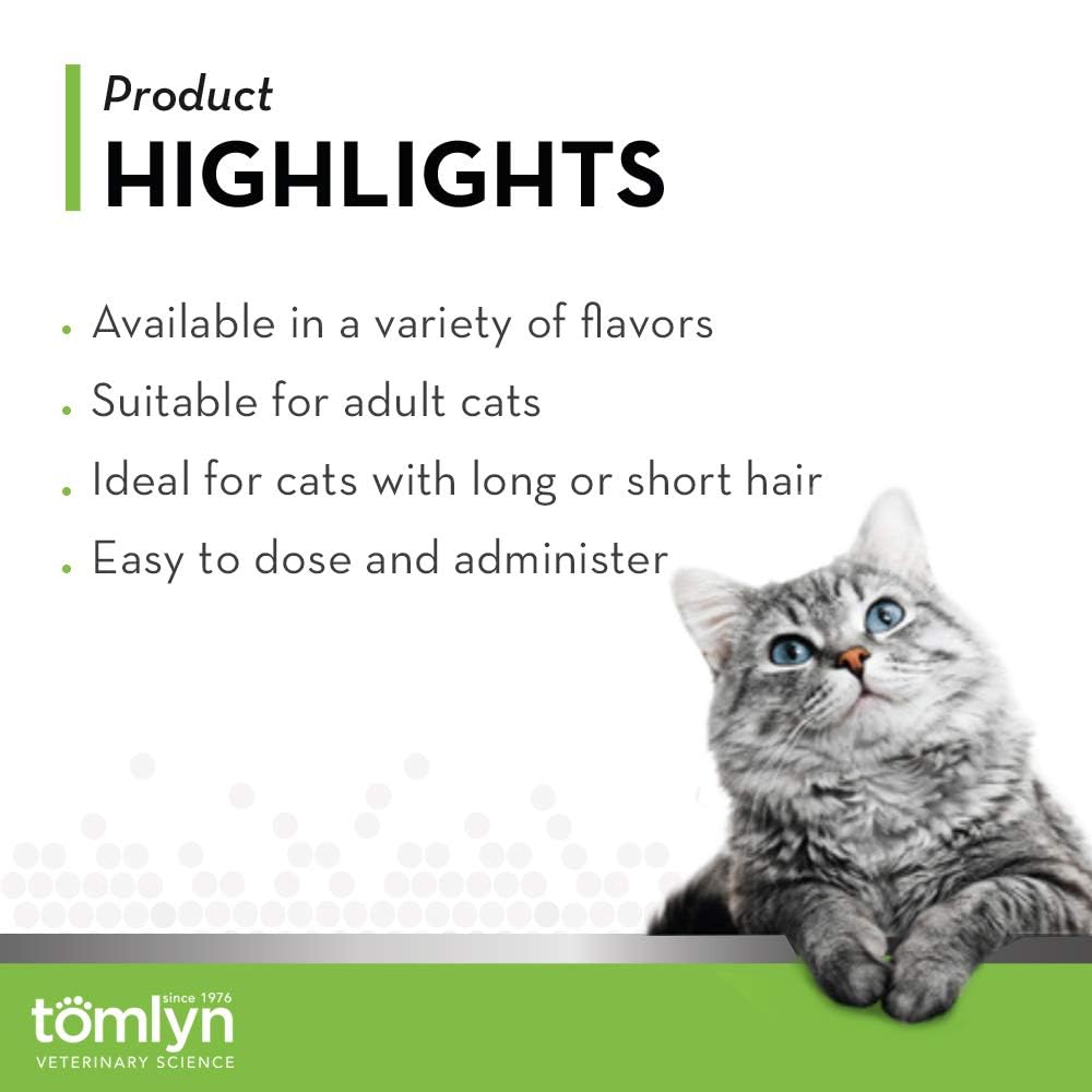 Catnip Flavored Hairball Remedy Gel for Cats, 4.25oz 2 Pack H666