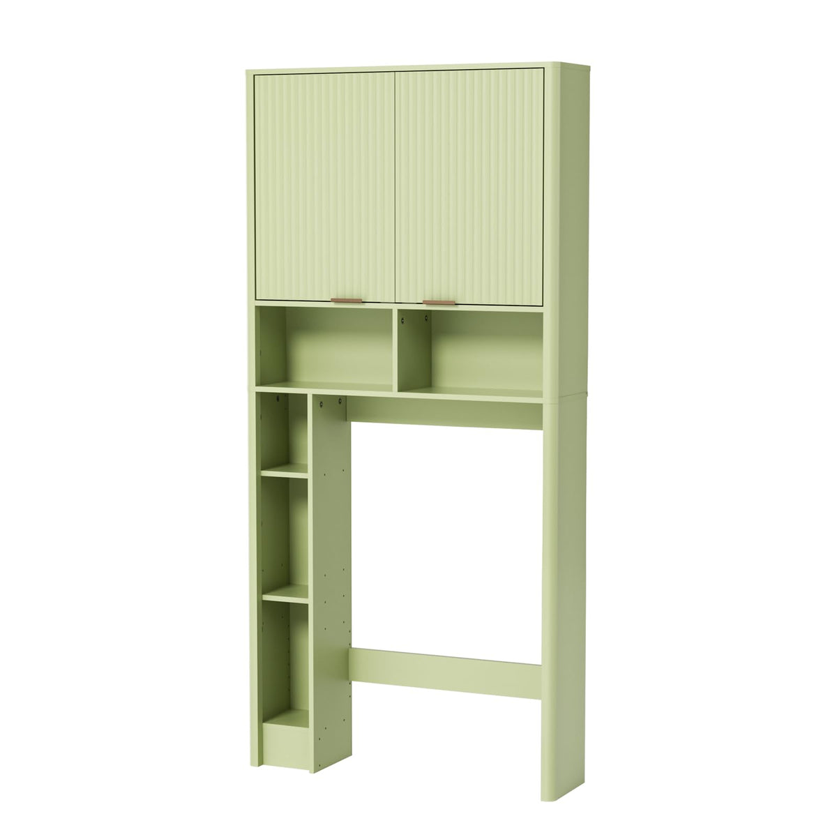 Green Over the Toilet Storage Cabinet with Adjustable Shelf S444418