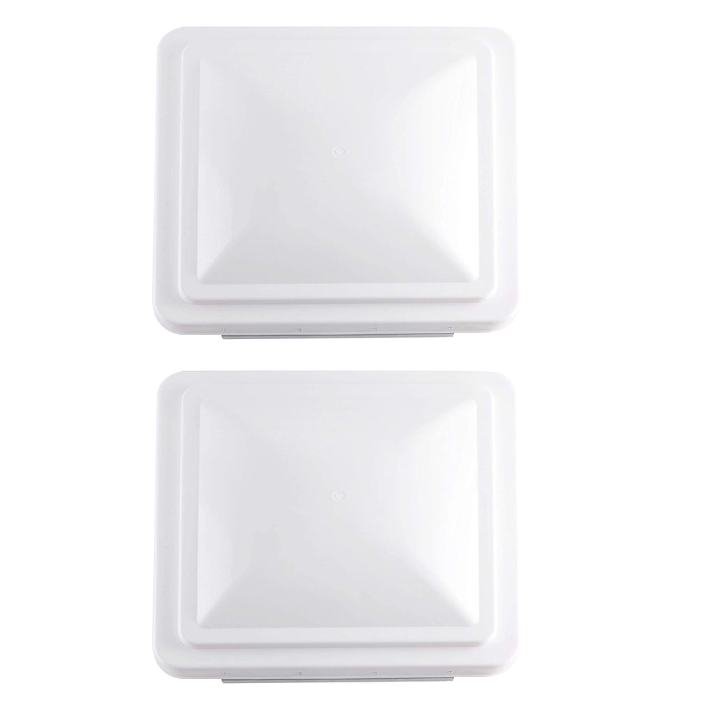 2 Pack 14 Inch White RV Roof Vent Cover A208471