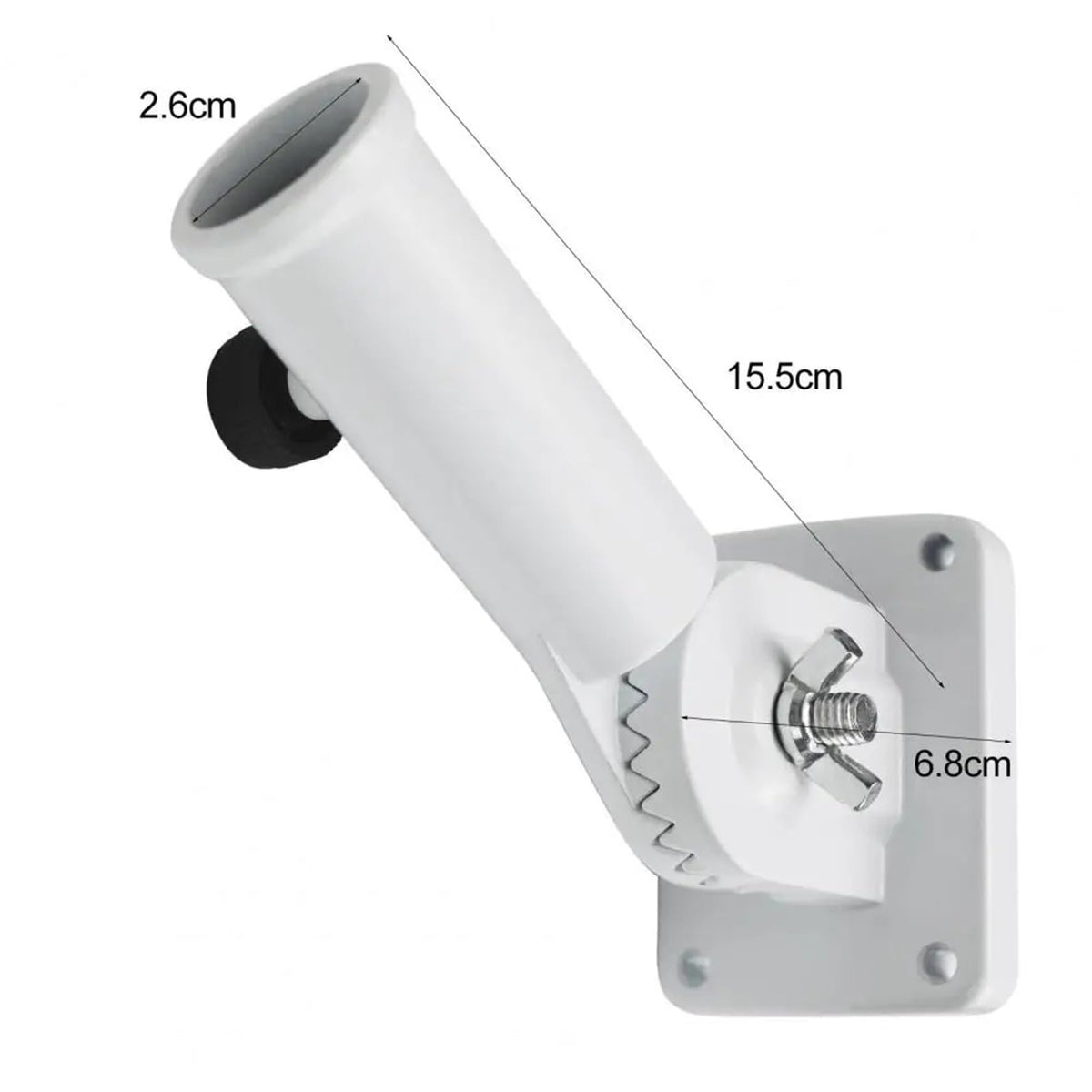 Angle Adjustable Flagpole Base D5597