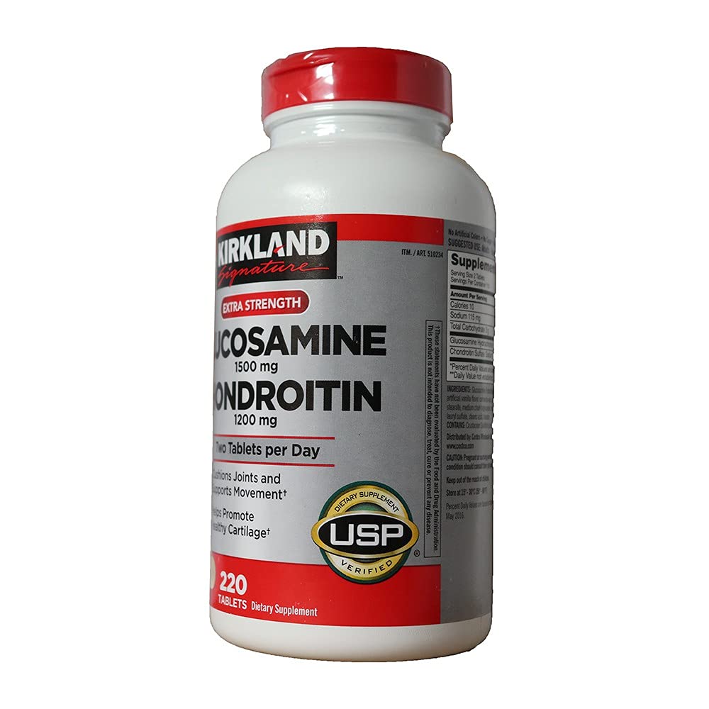 Glucosamine & Chondroitin 220 Tablets 4 Pack I390