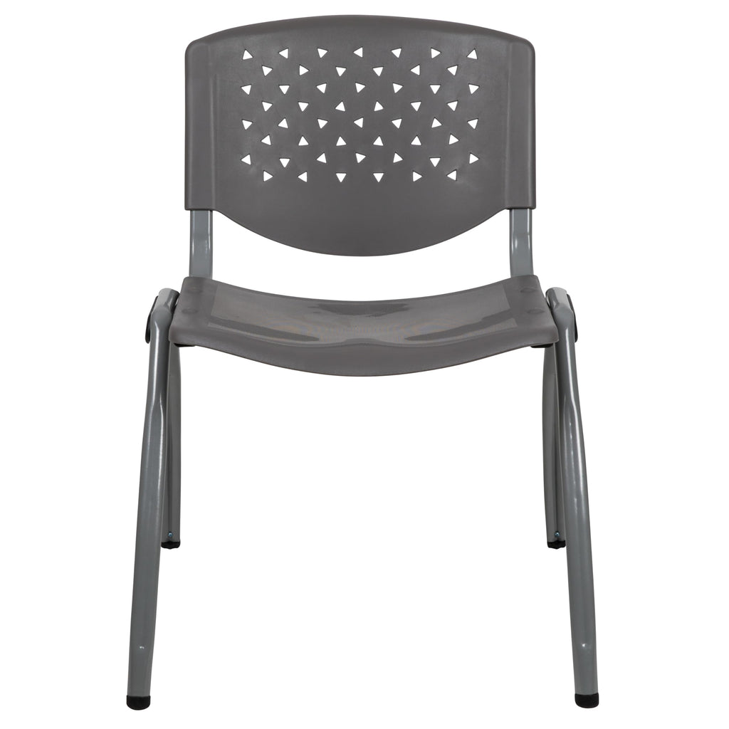 Gray Plastic Stack Chair K1514