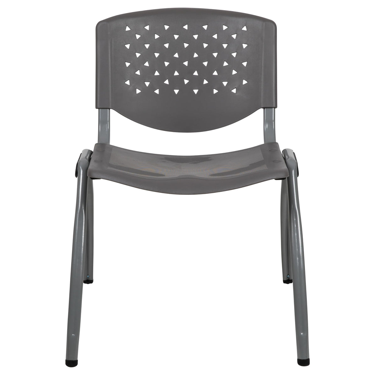 Gray Plastic Stack Chair K1514