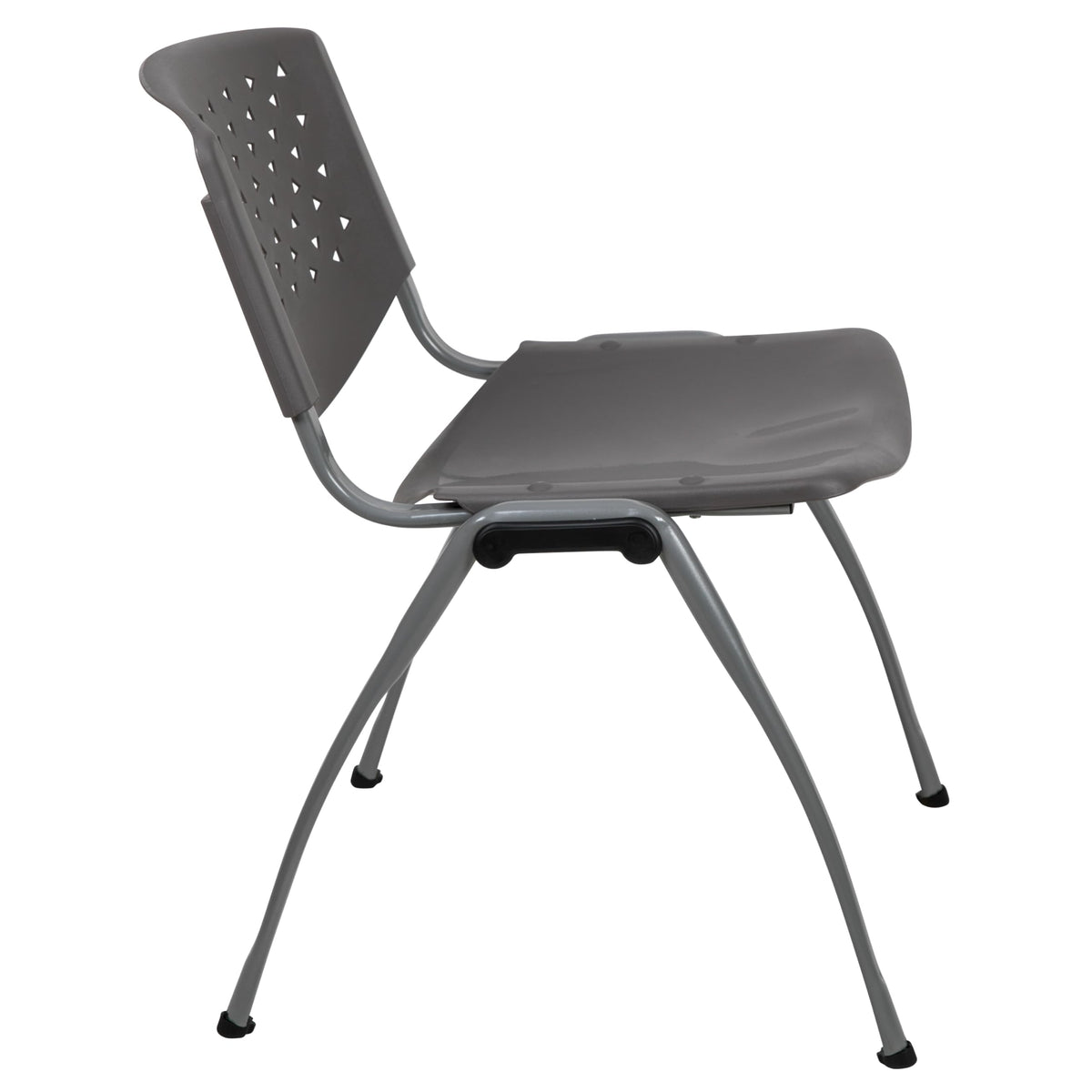 Gray Plastic Stack Chair K1514