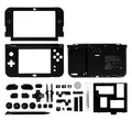 NEW 3DS XL LL Housing Shell Replacement Middle Frame Case with Stylus Touch Pen Black T67268