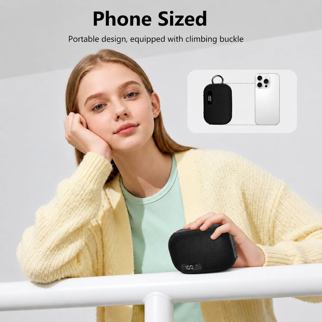 Portable IP67 Waterproof Bluetooth Speaker with Digital Battery Display I343