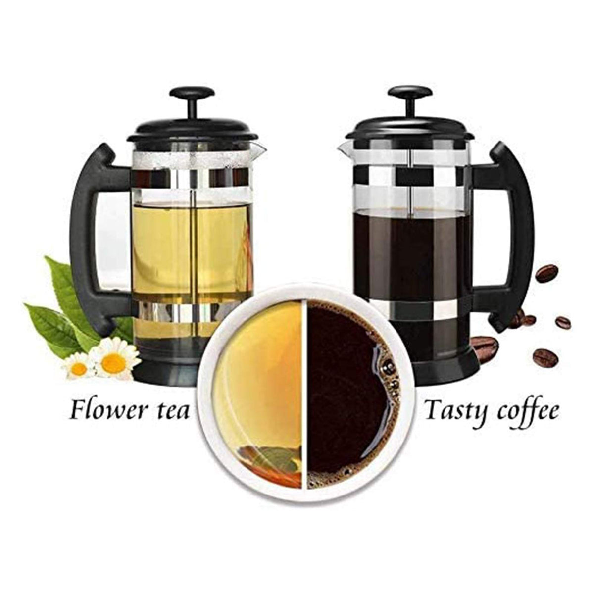 Stainless Steel French Press Coffee Maker 1L P5386