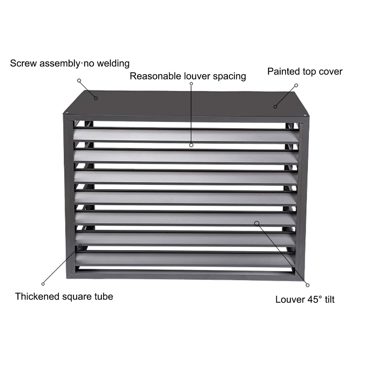 Aluminum Mini-Split Condenser Cover W46925