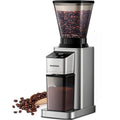 Conical Burr Coffee Bean Grinder, 48 Settings, Silver X480559