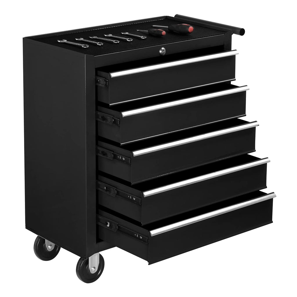5 Drawer Rolling Tool Chest with Lock C408643