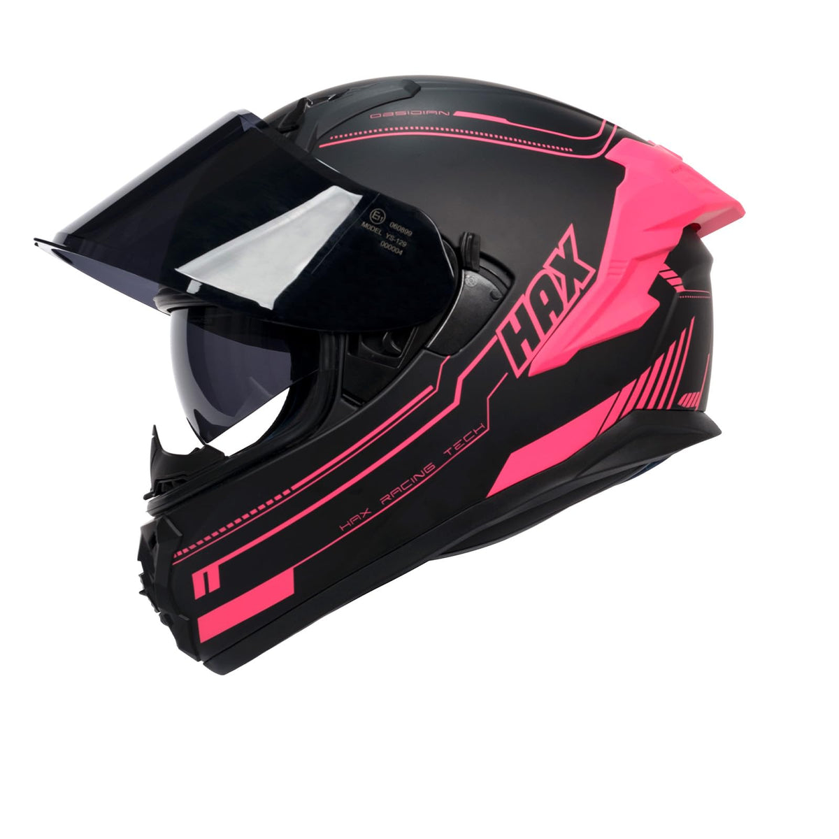 Full Face Dual Visor Adult Motorcycle Helmet I89700