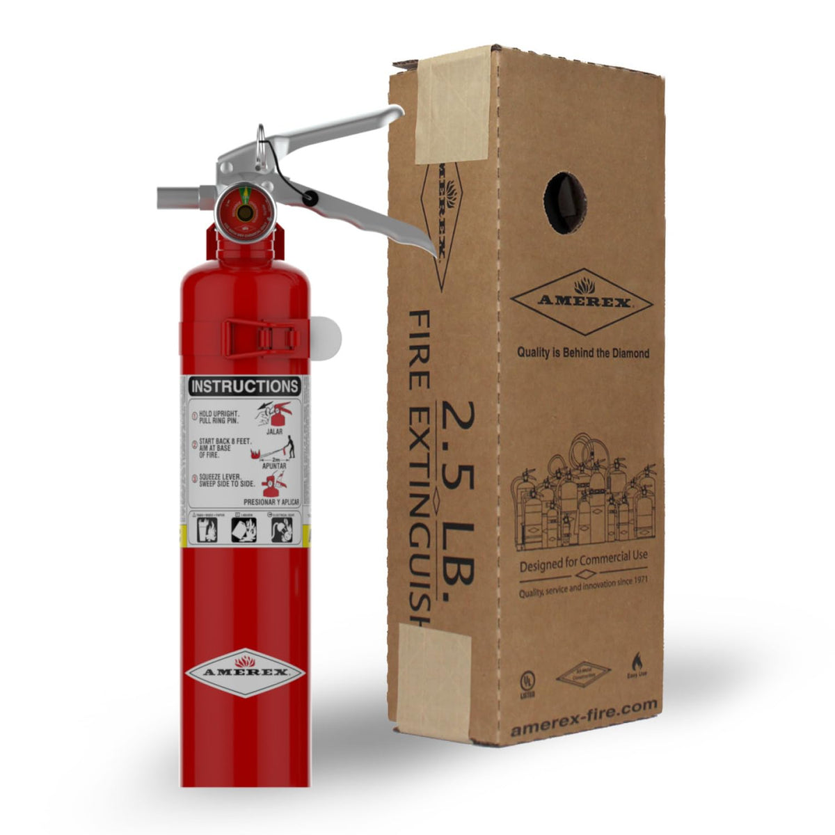 2.5 Pounds Dry Chemical Fire Extinguisher J44748