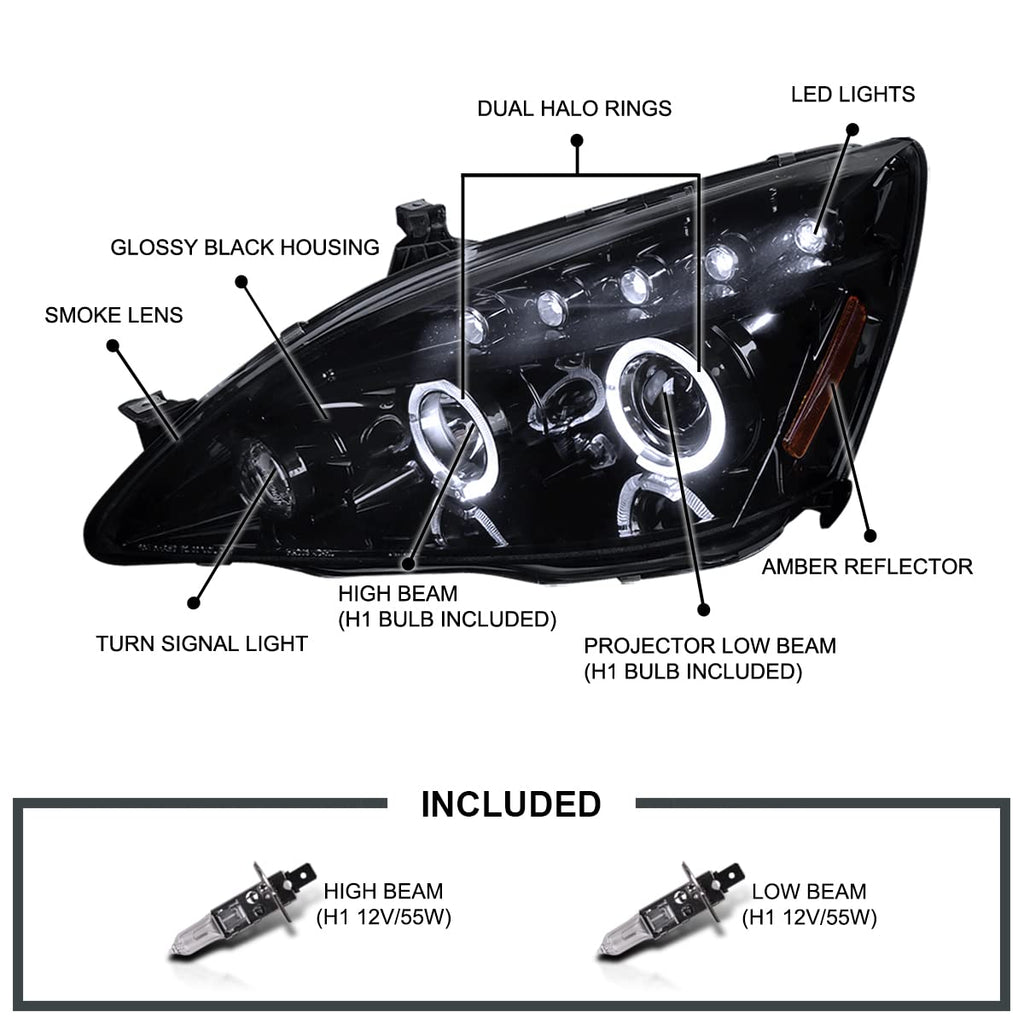 Dual Halo Projector Headlights Q39233