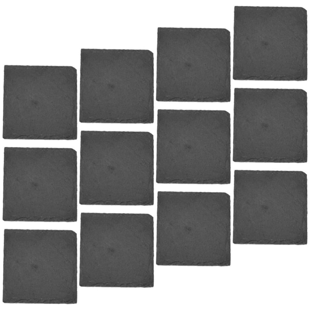 12pcs Natural Stone Coasters Set J2853