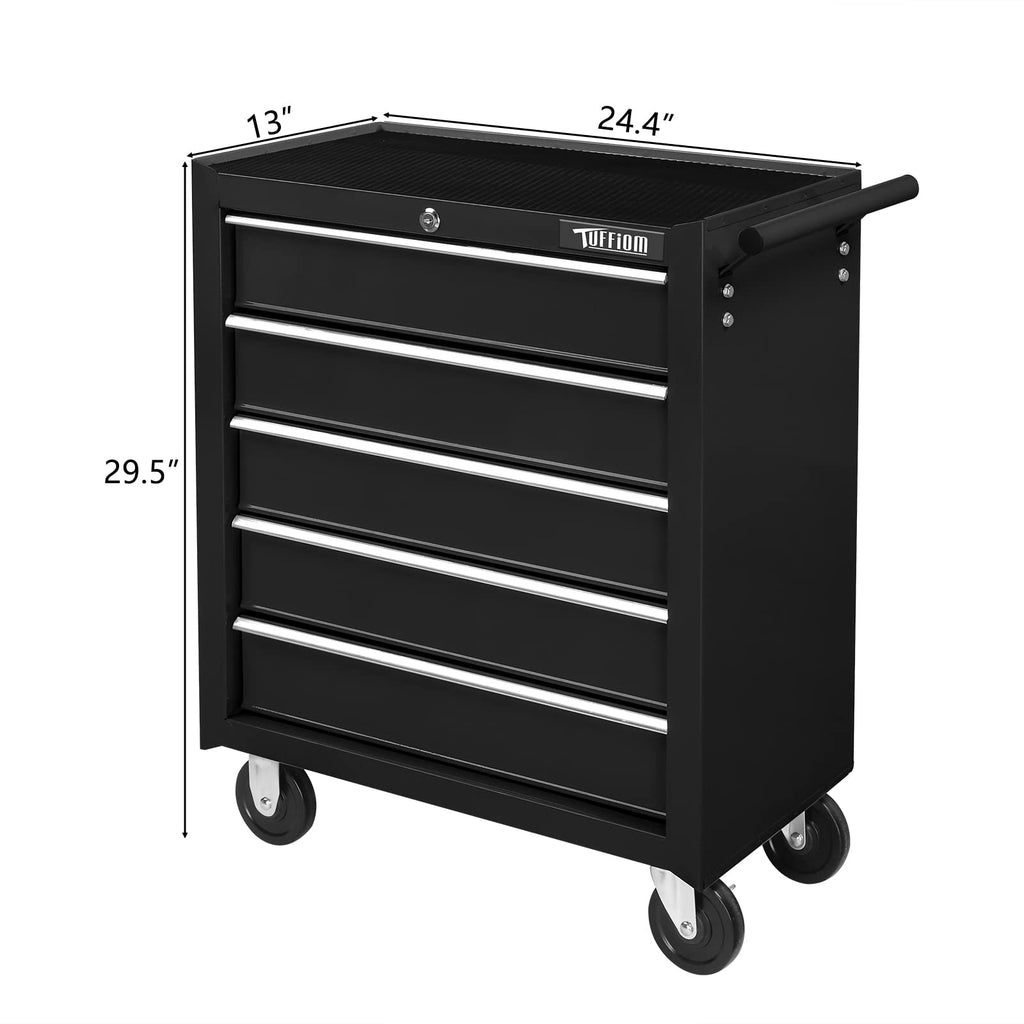 5 Drawer Rolling Tool Chest with Lock C408643