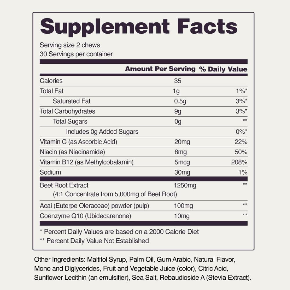 Beet Root Gummies + Soft Chews V70065
