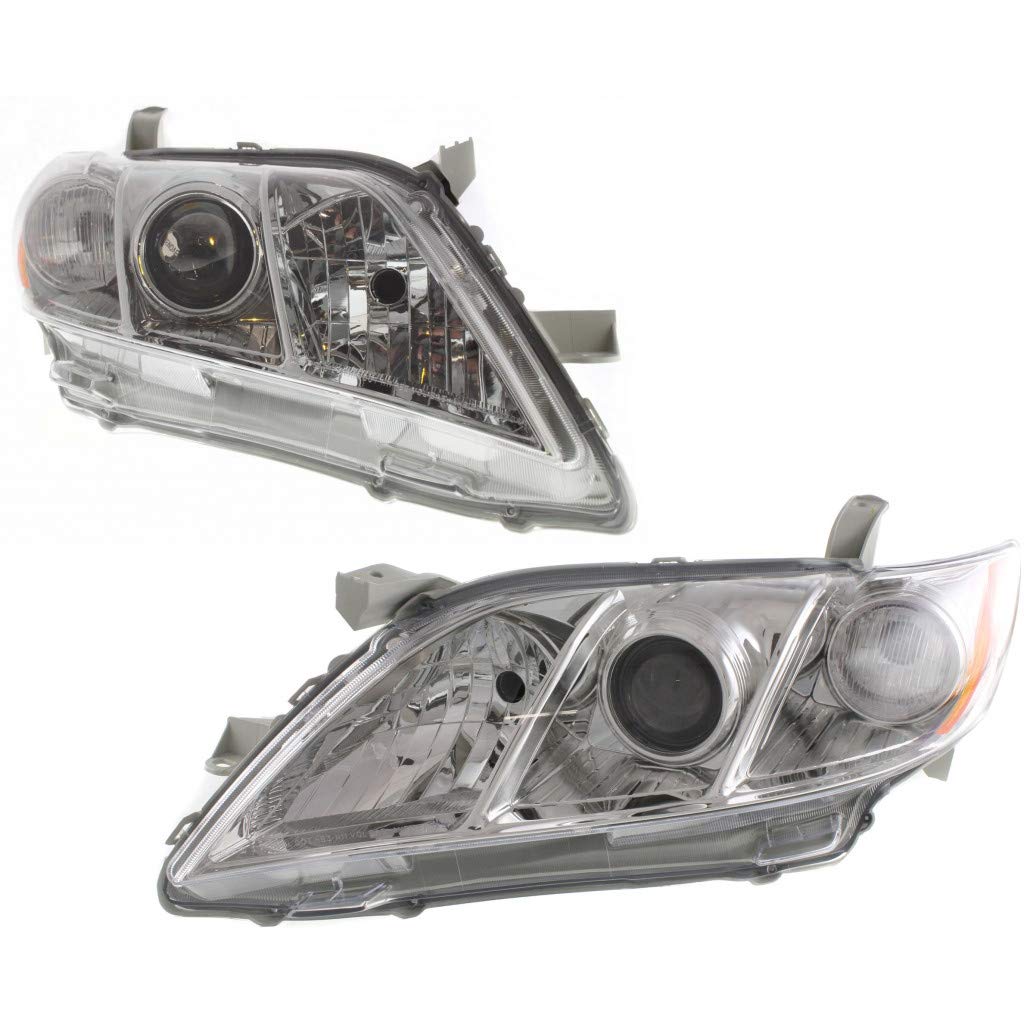 Toyota Camry 2007 2008 2009 Headlight Assembly Pair Driver and Passenger Side DOT Certified O2723