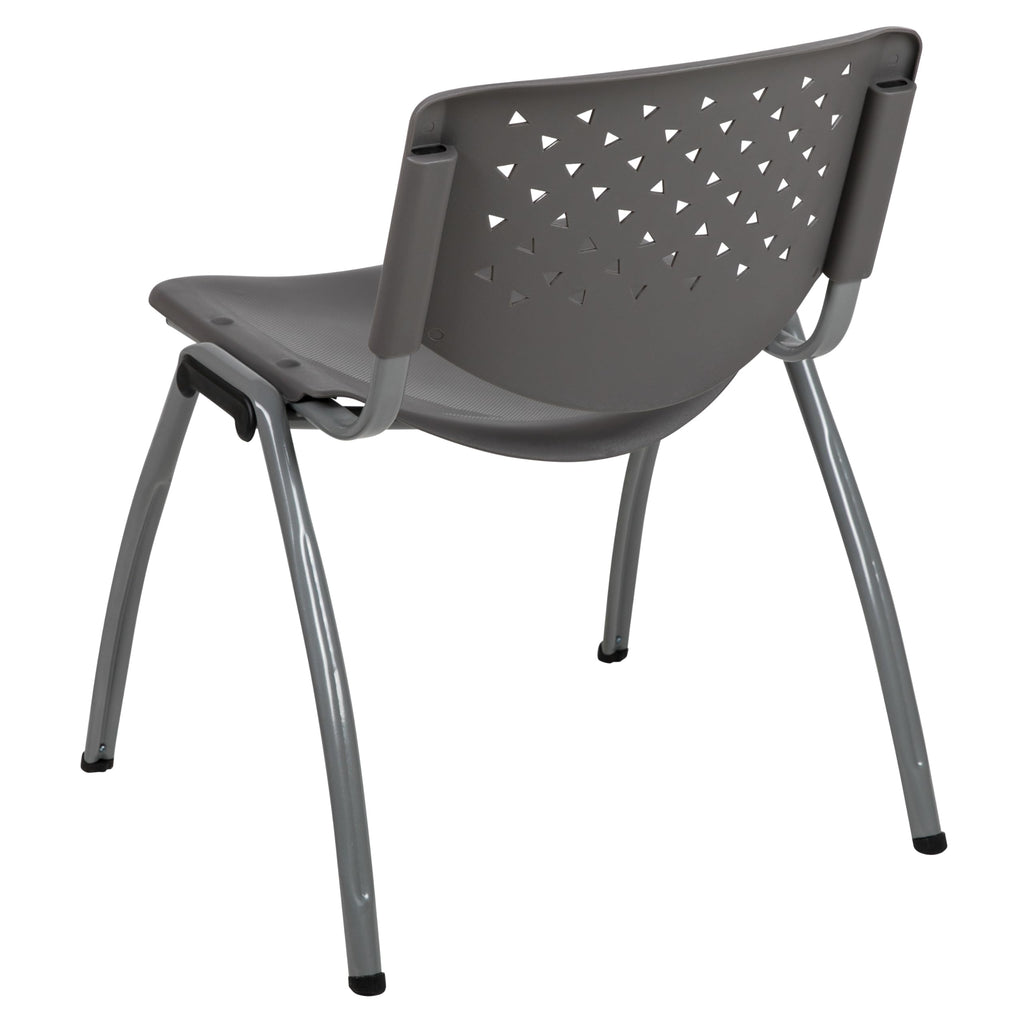 Gray Plastic Stack Chair K1514