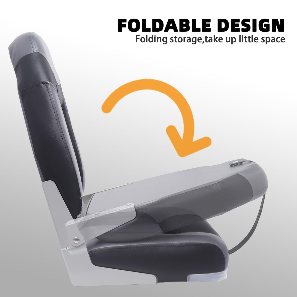 High Back Folding Boat Seat M324