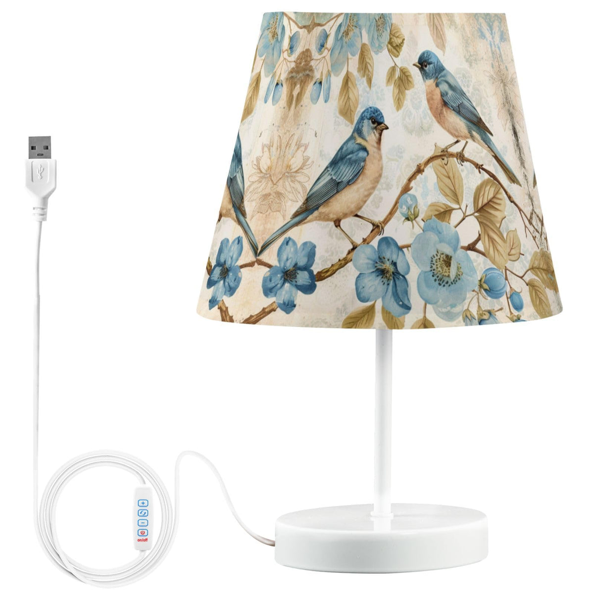 3-Color Dimmable LED Table Lamp with USB Port Z755