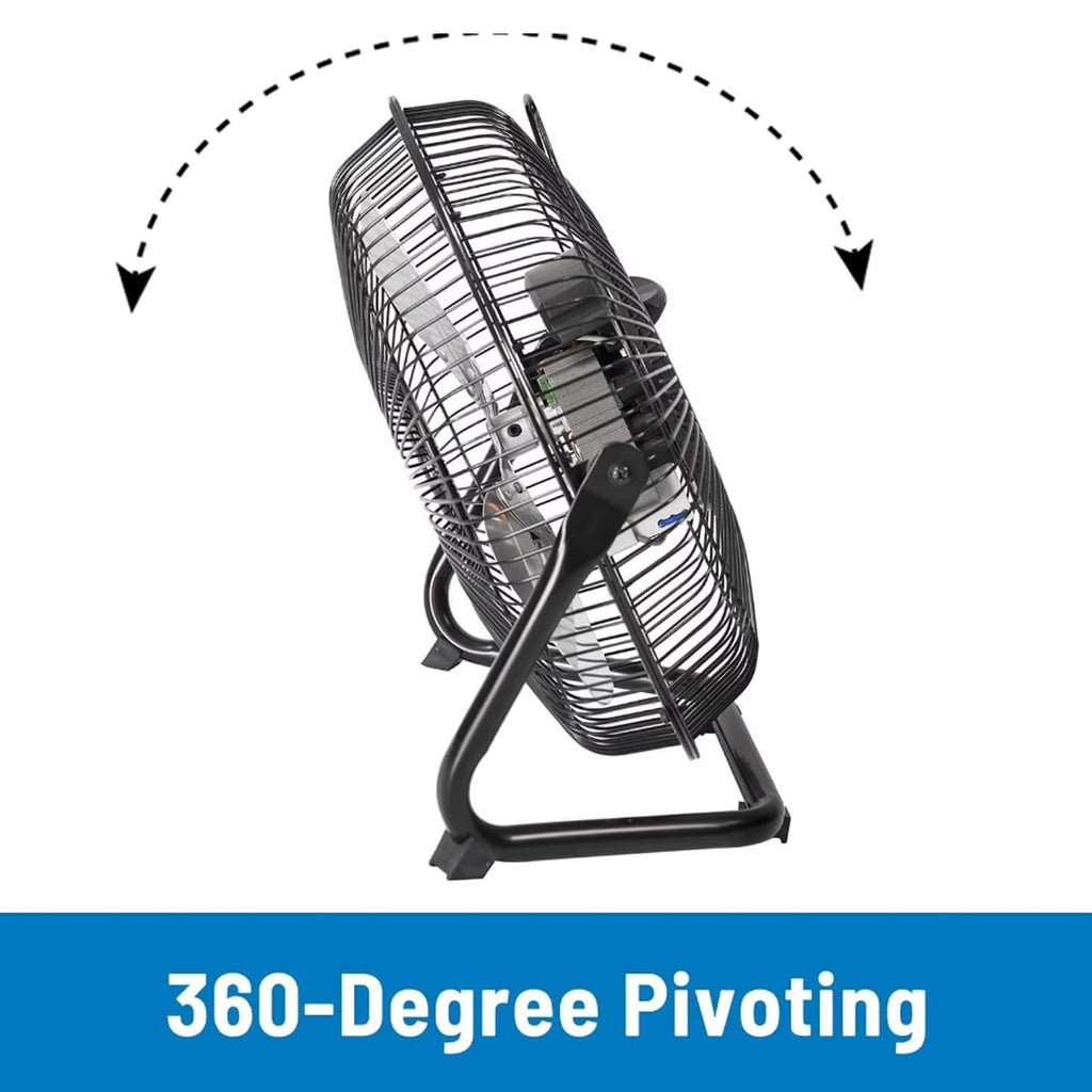9 inch 3-Speed Portable Metal Fan J43900