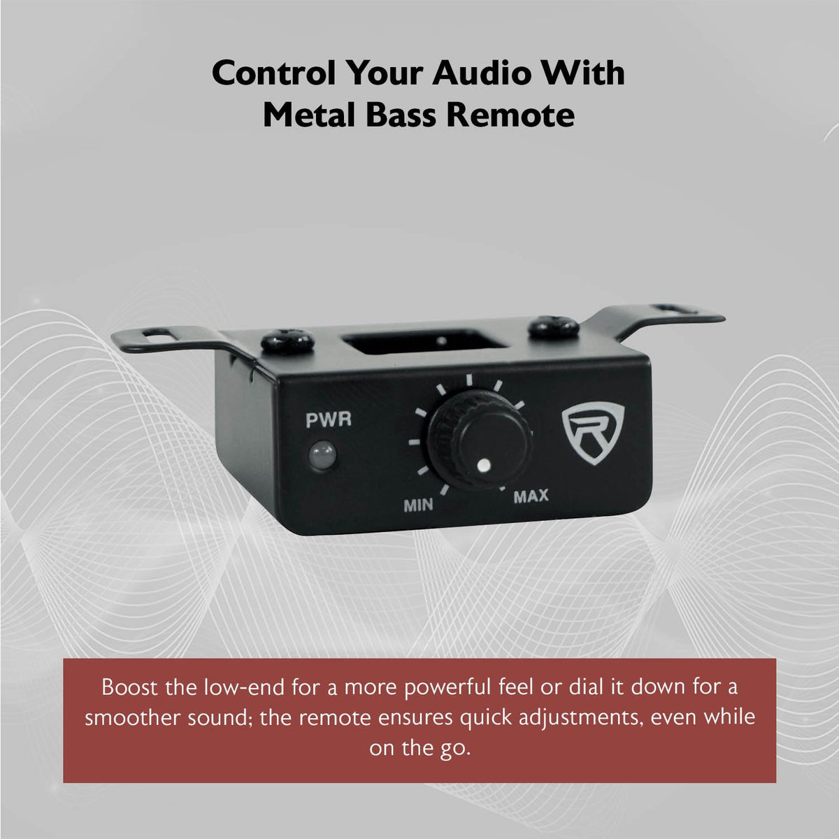 10" Slim Under-Seat Powered Car Subwoofer F26372