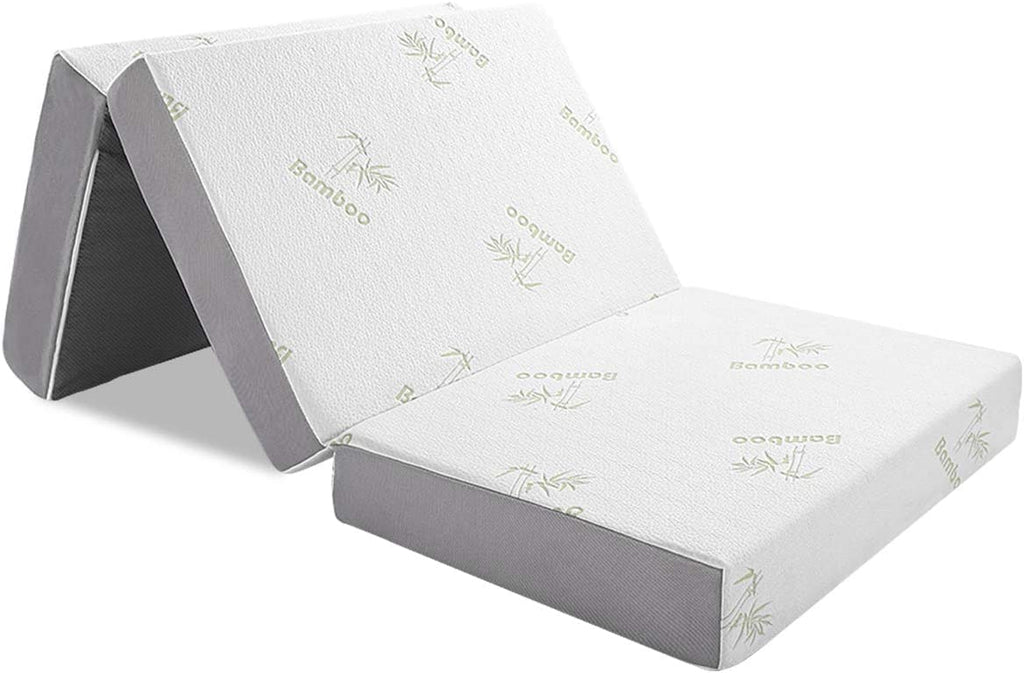 Twin 5 Inch Memory Foam Trifold Mattress E1554