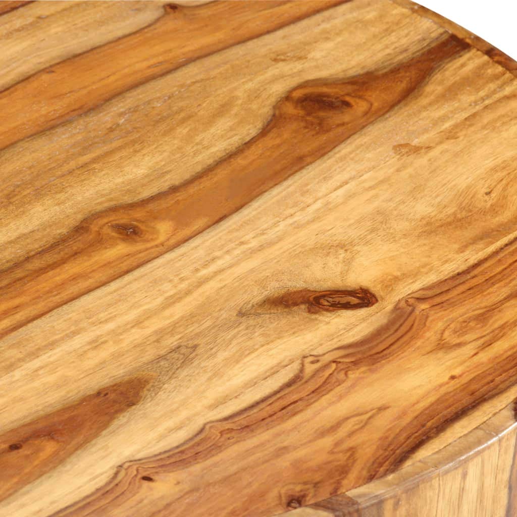 Solid Sheesham Wood Round Coffee Table D3813