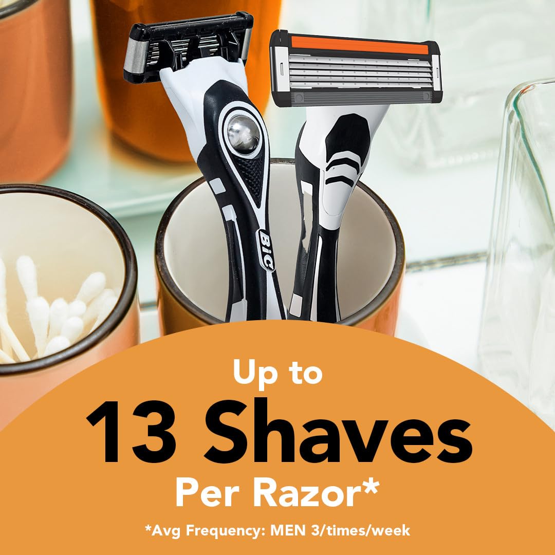5-Blade Refillable Razors with 7 Cartridges U676515