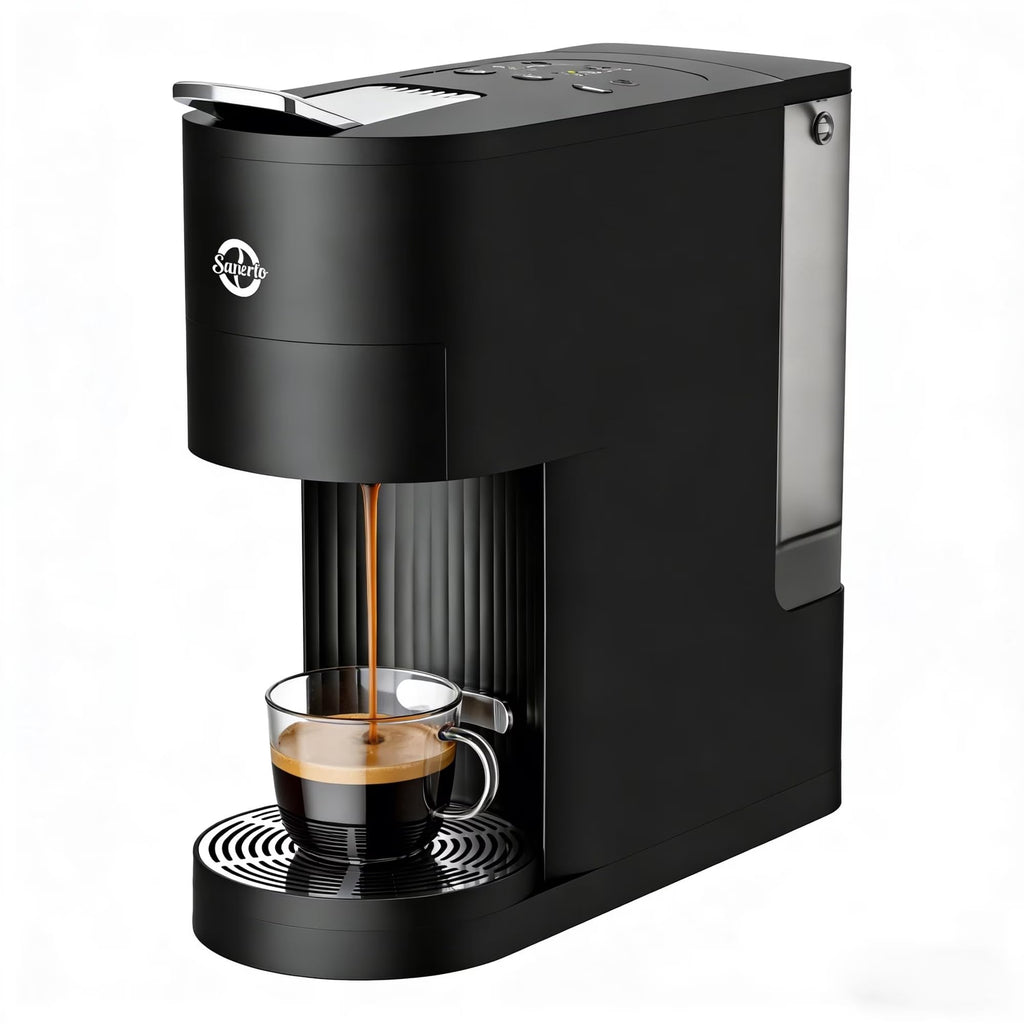 Single Serve Coffee Maker with K Cup Capsules & Grounds, Black Z441