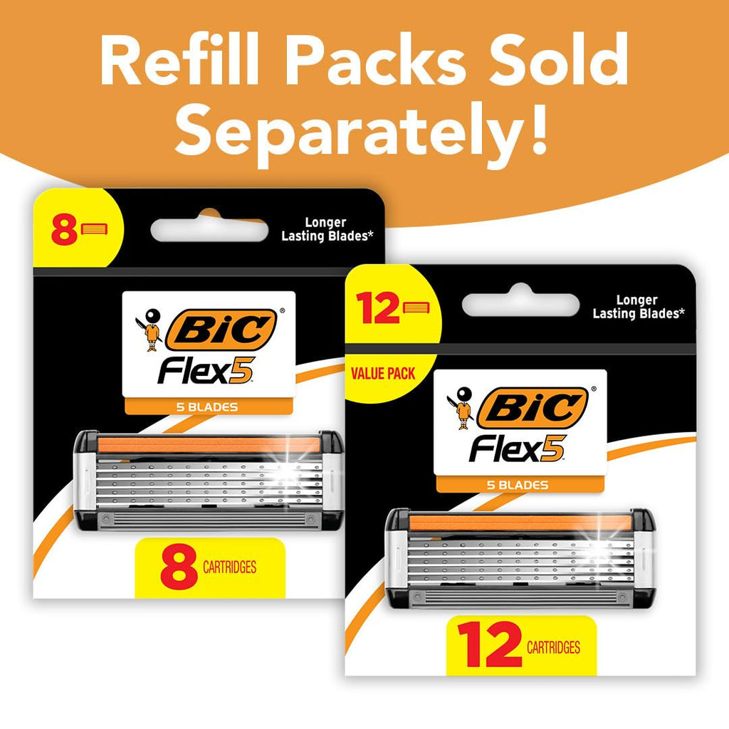 5-Blade Refillable Razors with 7 Cartridges U676515