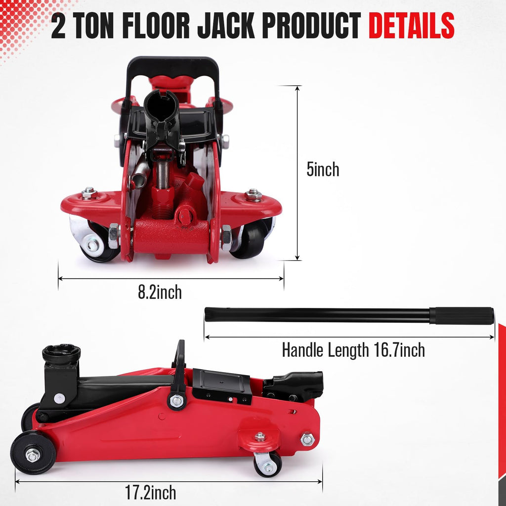 2 Ton Low Profile Hydraulic Floor Jack H5794