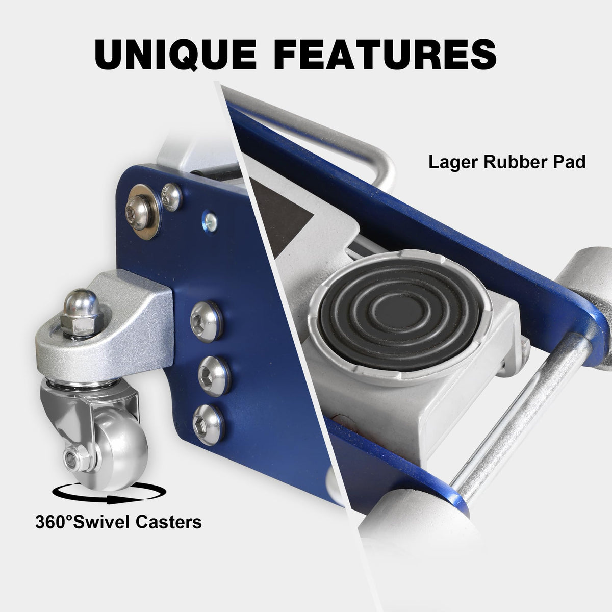 3 Ton Low Profile Aluminum and Steel Floor Jack with Jack Stands L51092