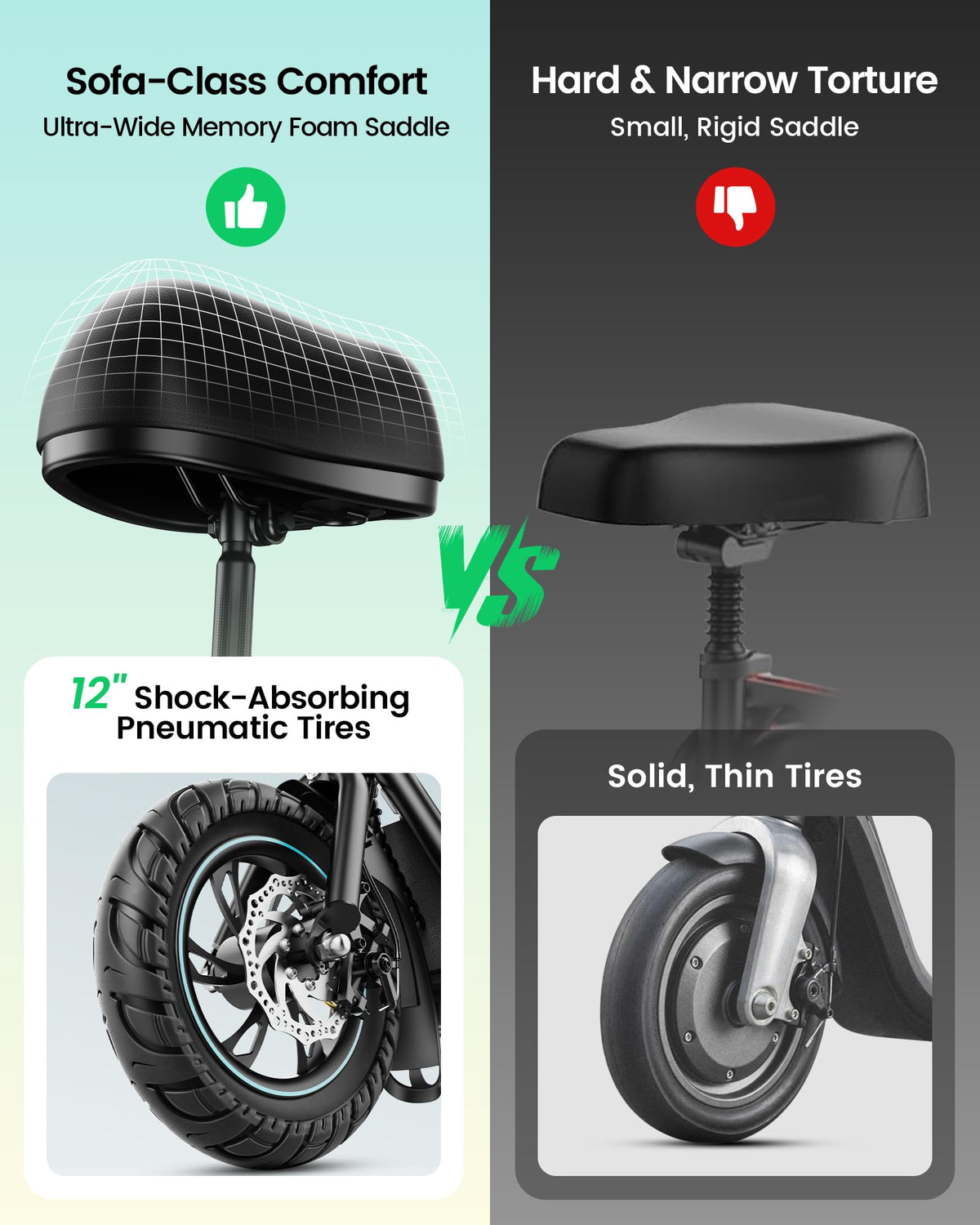 Electric Scooter with Seat X67692