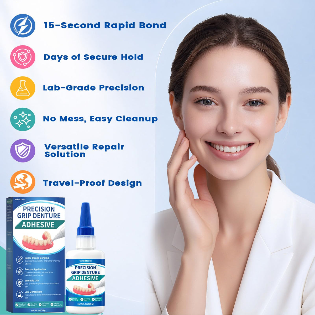 Dental Lab Instant Bonding Dental Glue 1oz A85329