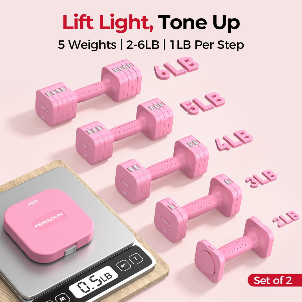 5-in-1 Adjustable Dumbbell Set G32428