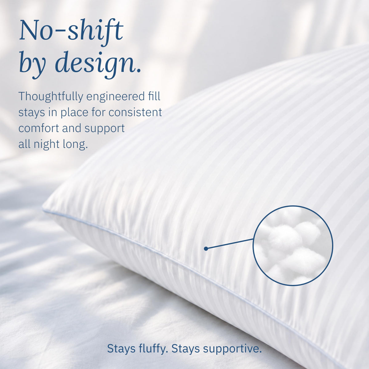 White King Size Bed Pillows Set of 2 R309
