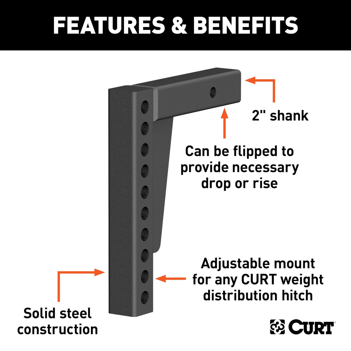 2" Weight Distribution Shank U83139