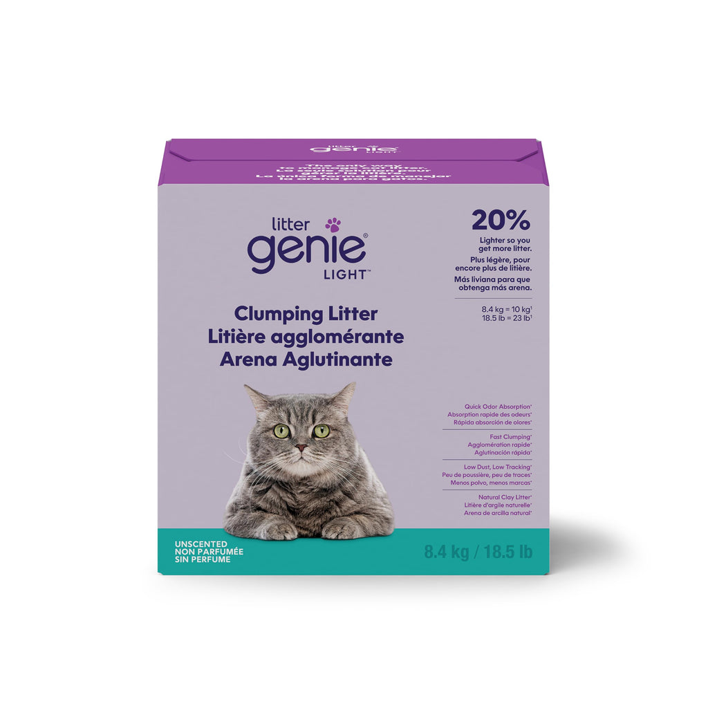 Light Clumping Cat Litter 18.5 lb Unscented Low Dust P595