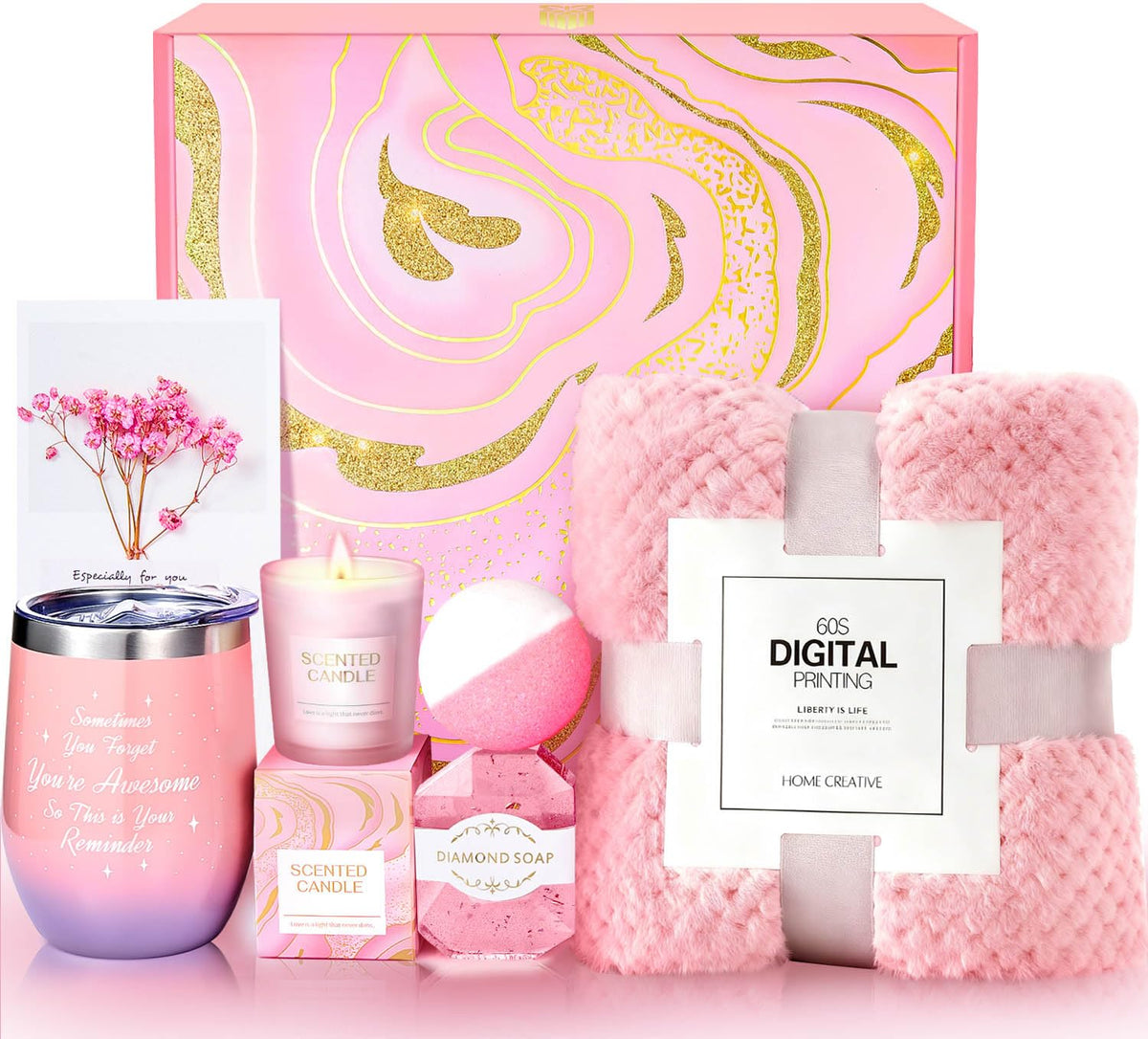 Self Care Gift Set With Blanket Z54017