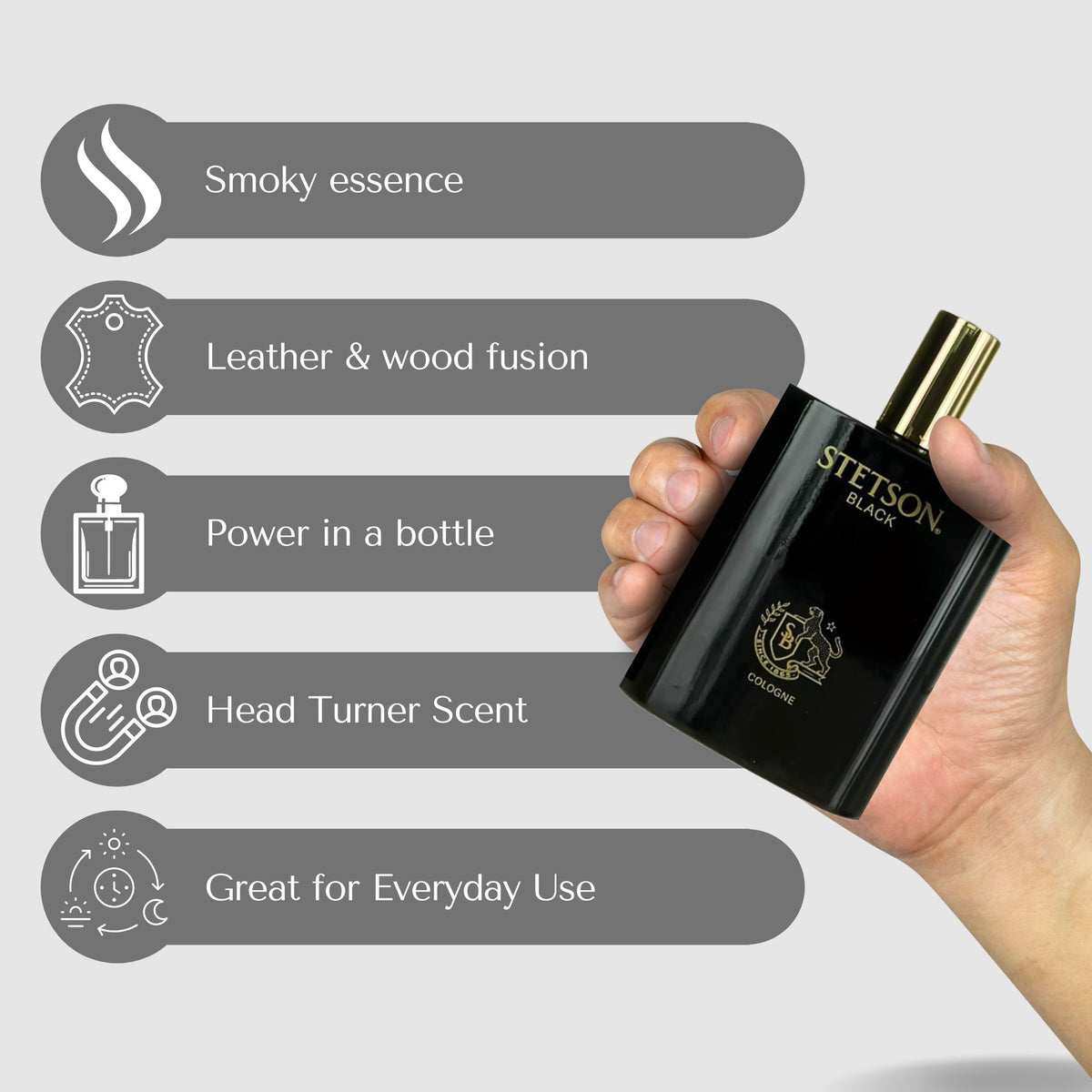 Black Cologne Spray 3.4 Ounces K1362