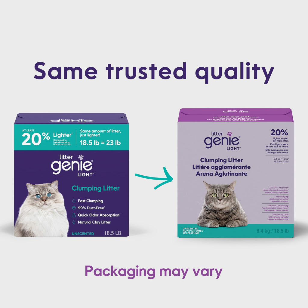 Light Clumping Cat Litter 18.5 lb Unscented Low Dust P595