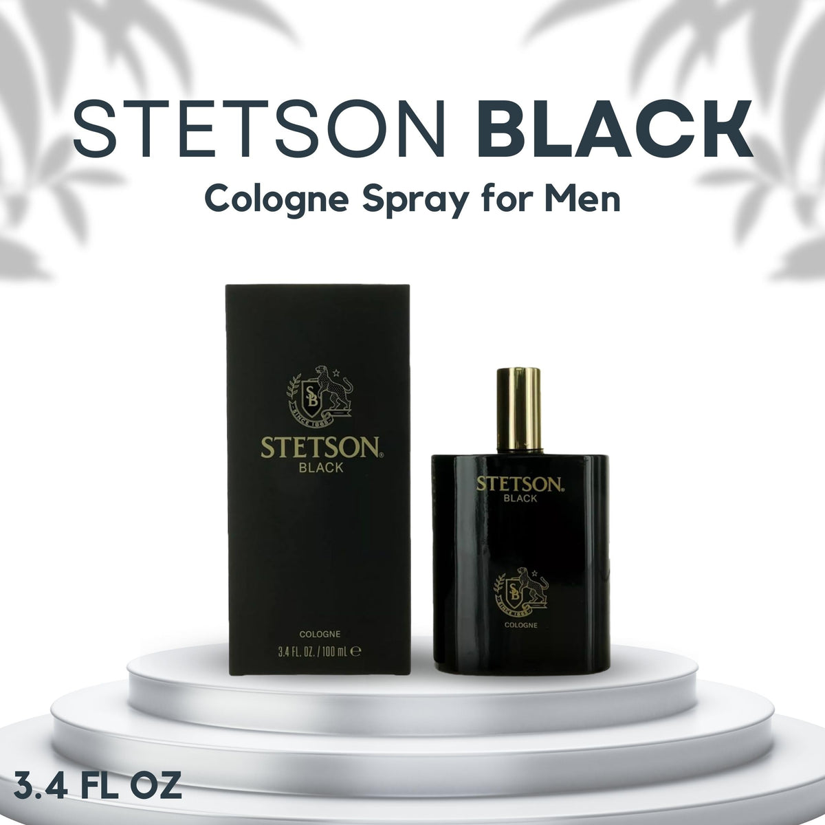 Black Cologne Spray 3.4 Ounces K1362