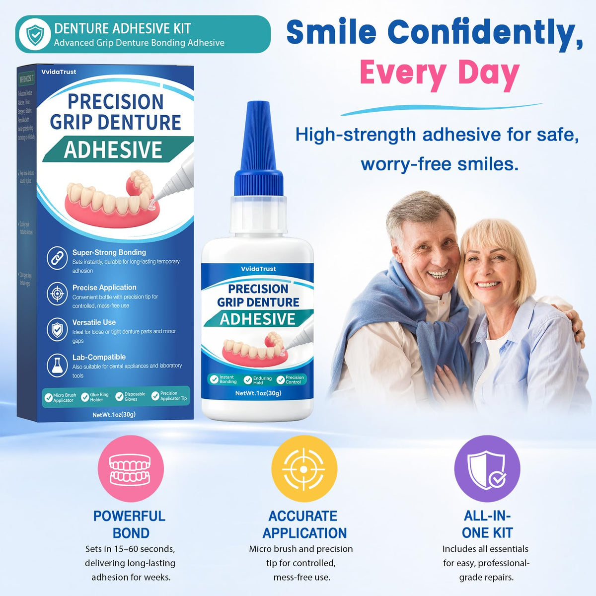 Dental Lab Instant Bonding Dental Glue 1oz A85329