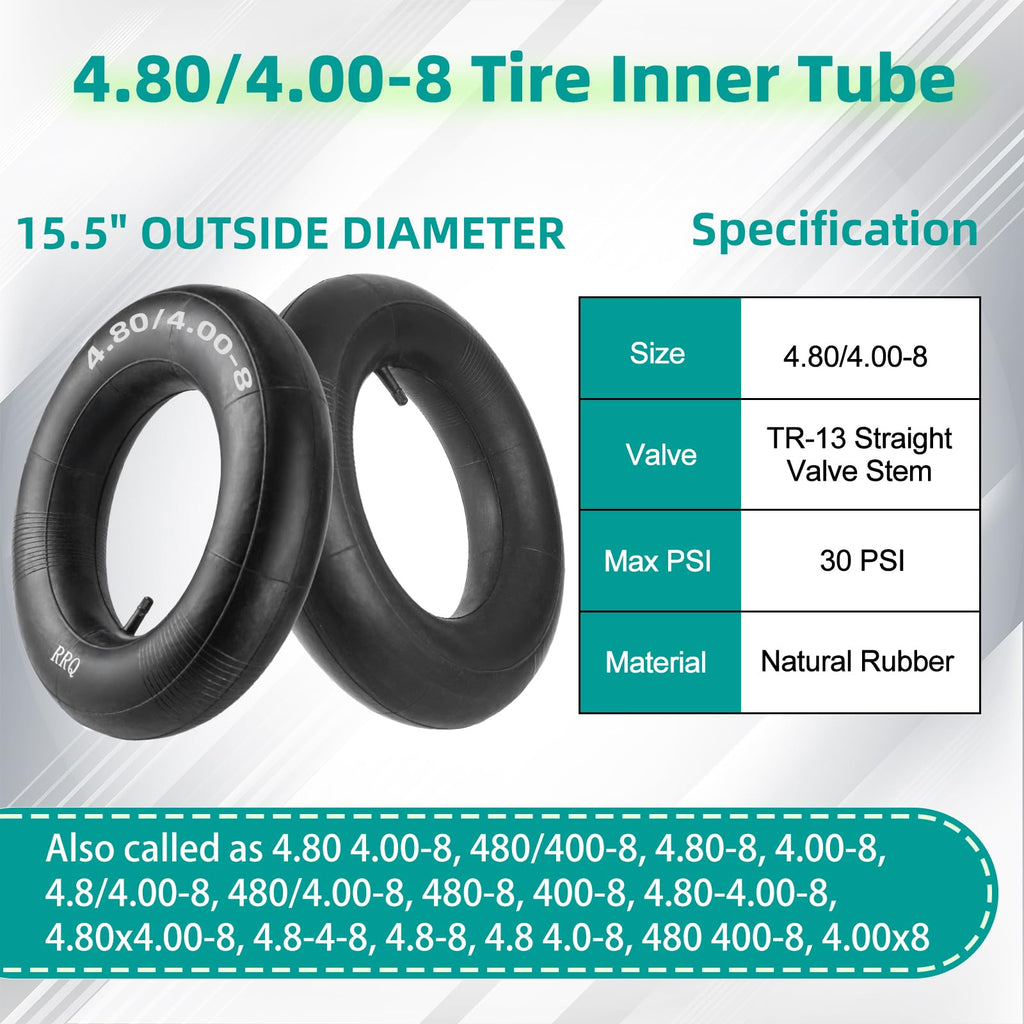 4.80/4.00-8 Tire Inner Tube 2 Pack F24278