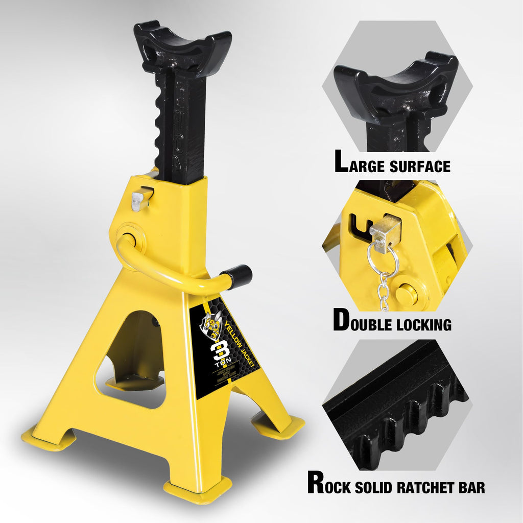 3 Ton Low Profile Aluminum and Steel Floor Jack with Jack Stands L51092