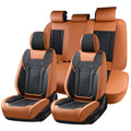 Nappa Leather Car Seat Covers Full Set Z5364